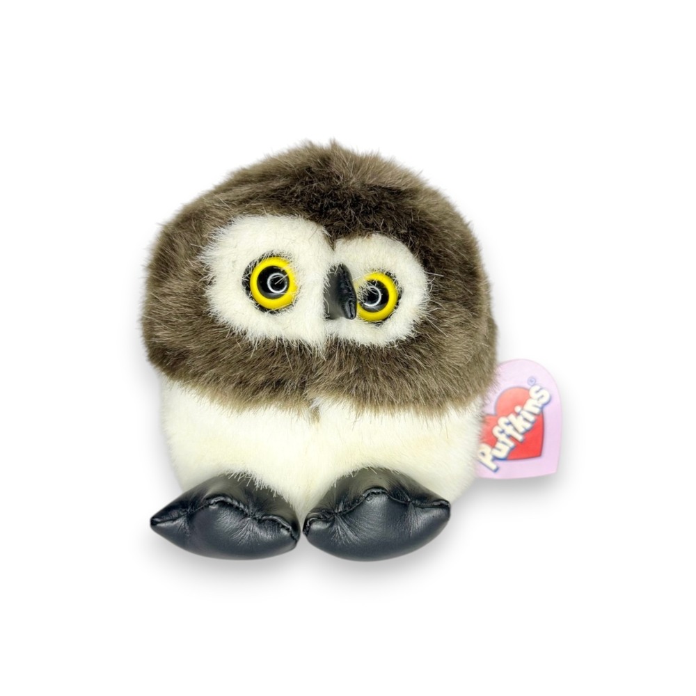 Olley the Owl | Wide-Eyed Woodland Friend | Puffkins Collectible Plush